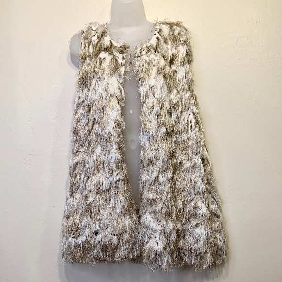 ali miles Jackets & Blazers - ali miles | Festival Fuzzy Eyelash Fringe Vest